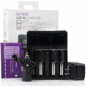 CARREGADOR LUC V4 LCD CHARGER - EFEST