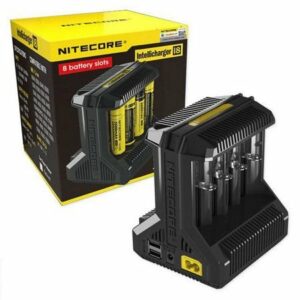 CARREGADOR I8 C/ 8 SLOTS - NITECORE®