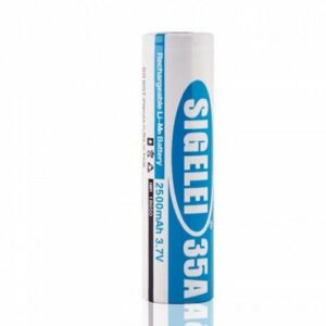 BATERIA 18650 LI-ION 3.7V 2500MAH 35A - SIGELEI - UNITÁRIO