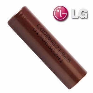 BATERIA 18650 LI-ION LG CHOCOLATE HG2 3.6V 3000 MAH HIGH DRAIN 20A - UNITÁRIO