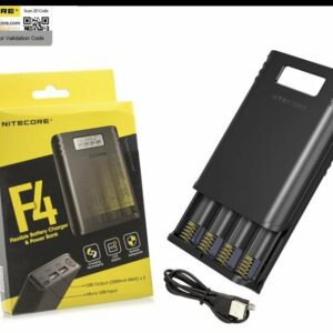 CARREGADOR F4 POWER BANK - NITECORE