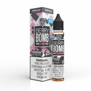 LÍQUIDO BERRY BOMB SOUR STRAWBERRY BELT ICED - SALTNIC / SALT NICOTINE - VGOD SALTNIC