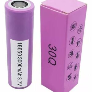 BATERIA 18650 30Q 3.7V ( 11.1WH )  3000MAH  15A - SAMSUNG - UNITÁRIO