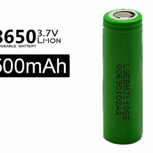 BATERIA 18650 LI-ION LG VERDE 3.7V 3500 MAH HIGH DRAIN 20A - UNITÁRIO
