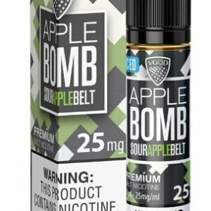 LÍQUIDO SOUR APPLE BOMB BELT ICED - SALTNIC / SALT NICOTINE - VGOD