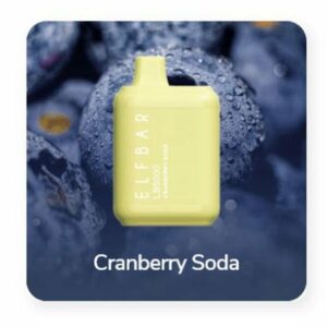 POD DESCARTÁVEL LB5000 5000 PUFFS - CRANBERRY SODA - ELF BAR