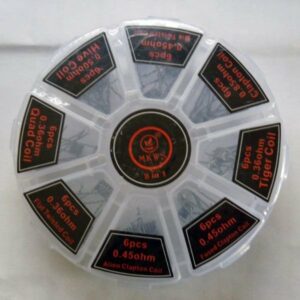 KIT DE RESISTÊNCIAS PRONTAS 8 IN 1 KANTHAL A1 - MKWS