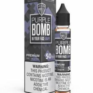 LÍQUIDO PURPLE BOMB GRAPE - SALTNIC / SALT NICOTINE - VGOD