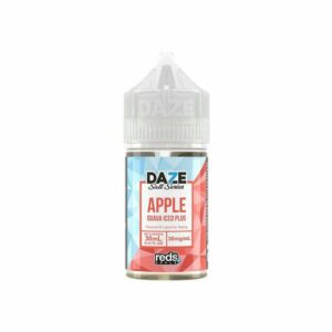 LÍQUIDO APPLE GUAVA ICED PLUS - REDS - NICSALT - 7 DAZE