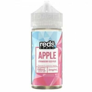 LÍQUIDO APPLE STRAWBERRY ICED PLUS - REDS - 7 DAZE