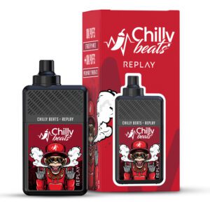 POD DESCARTÁVEL REPLAY 20000 PUFFS - STRAWBERRY KIWI ICE / PASSION FRUIT STRAW ICE - CHILLY BEATS