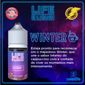 LÍQUIDO WINTER - NICSALT - LIFE E-LIQUID