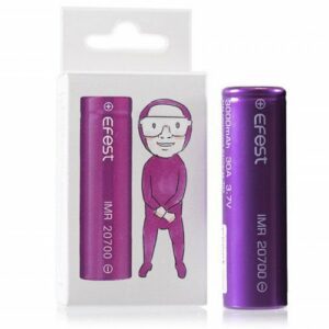 BATERIA 20700 LI-ION EFEST PURPLE 3.7V 3000MAH HIGH DRAIN 30A - UNITÁRIO