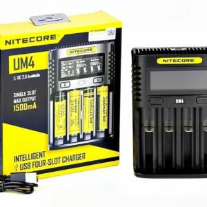 CARREGADOR UM4 LCD USB - NITECORE®