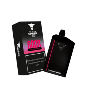 POD DESCARTÁVEL 2% NICSALT 6000 PUFFS - FROSTED BERRIES - THE BLACK SHEEP