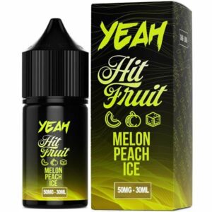 LÍQUIDO NICSALT MELON PEACH ICE - HIT FRUIT – YEAH