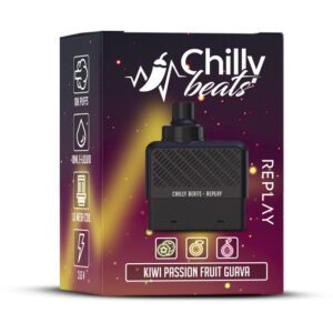 CARTUCHO ( REFIL ) REPLAY 10K PUFFS - KIWI PASSION FRUIT GUAVA - CHILLY BEATS