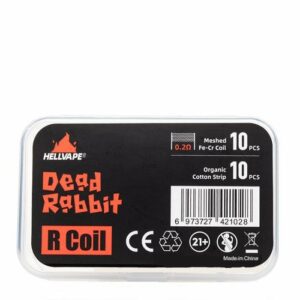 BOBINA REPOSIÇÃO (RESISTÊNCIA) DEAD RABBIT R COIL KA1 WIRE MESH - HELLVAPE