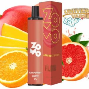 POD DESCARTÁVEL 5% NICSALT ZOMO FLOW 800 PUFFS - GRAPEFRUIT BURST - ZOMO