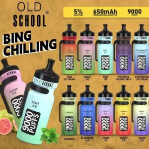 POD DESCARTÁVEL 5% KE9000 9000 PUFFS – OLD SCHOOL
