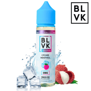 LÍQUIDO FREEBASE - LYCHEE MENTHOL - BLVK