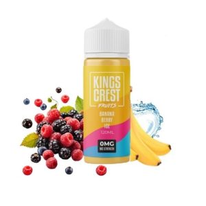 LIQUIDO BANANA BERRY ICE - FRUITS - FREEBASE - KINGS CREST