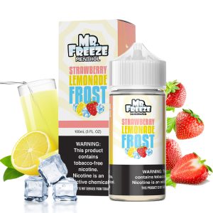 LÍQUIDO FREEBASE STRAWBERRY LEMONADE FROST - MR FREEZE
