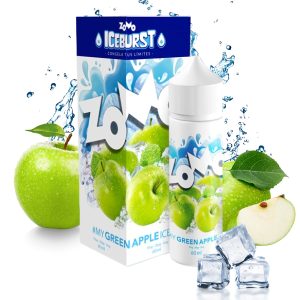 LÍQUIDO FREEBASE MY GREEN APPLE ICE - ZOMO ICEBURST