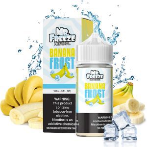 LÍQUIDO FREEBASE BANANA FROST - MR FREEZE
