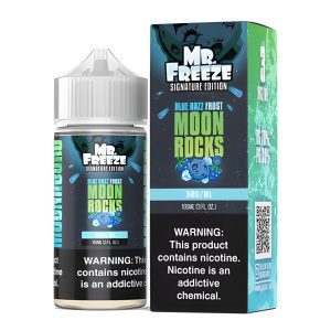 LÍQUIDO FREEBASE BLUE RAZZ FROST MOON ROCKS - MR FREEZE 