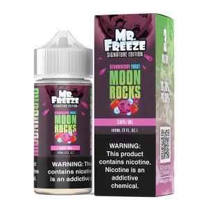 LÍQUIDO FREEBASE STRAWBERRY FROST MOON ROCKS - MR FREEZE 