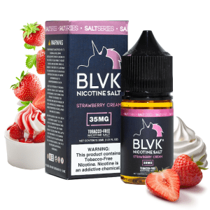 LÍQUIDO NICSALT STRAWBERRY CREAM - BLVK SALT