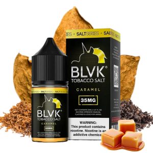 LÍQUIDO NICSALT CARAMEL TOBACCO - BLVK SALT
