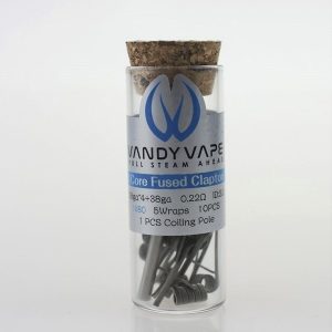 RESISTÊNCIAS PRONTAS C/ 10 UNIDADES QUAD CORE FUSED CLAPTON COIL - VANDY VAPE