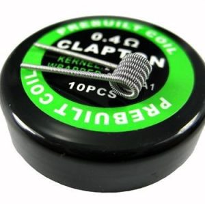 PREBUILT COIL CLAPTON 0.4 PACK COM 10 - COIL'S PREBUILT COIL