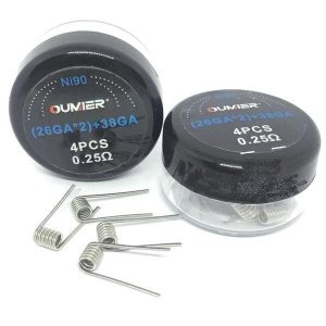 PREBUILT COIL ALIEN CLAPTON Ni90 0.25 PACK COM 4 - OUMIER