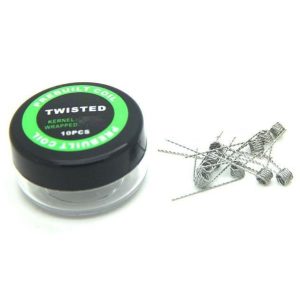 PREBUILT TWISTED 0.2Ω PACK COM 10 - COIL'S PREBUILT COIL