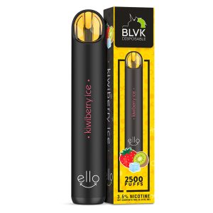 POD DESCARTÁVEL ELLO PLUS 3500 PUFFS - KIWIBERRY ICE - 35/50MG - BLVK UNICORN