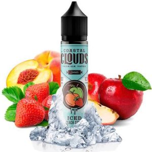 LÍQUIDO APPLE PEACH STRAWBERRY ICED - COASTAL CLOUDS