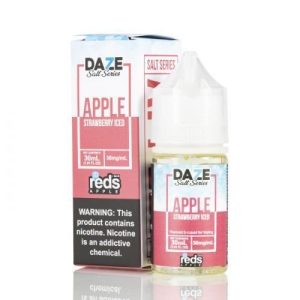 LÍQUIDO APPLE STRAWBERRY ICED REDS - NICSALT - 7 DAZE