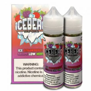 LIQUIDO ICE STRAWBERRY GRAPE LOW MINT - ICEBERG VAPORS