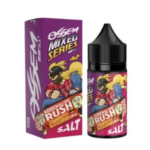 LÍQUIDO ADRENALINE RUSH STRAWBERRY BLACKCURRANT - NICSALT - MIXED SERIES - OSSEM