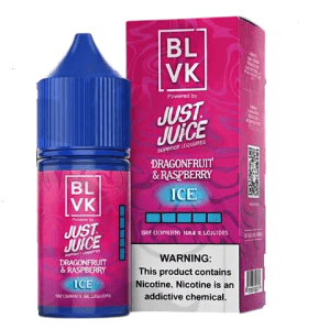 LÍQUIDO DRAGONFRUIT & RASPBERRY ICE - NICSALT - BLVK/JUST JUICE