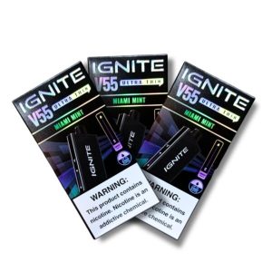 POD DESCARTÁVEL V55 ULTRA THIN 5.500 PUFFS 5% - IGNITE