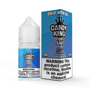 LÍQUIDO BUBBLE GUM BLUE RAZZ - NICSALT – CANDY KING