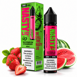 LÍQUIDO FREEBASE WATERMELON  STRAWBERRY – NASTY LIQ