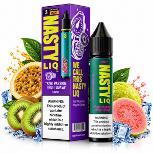 LÍQUIDO FREEBASE KIWI PASSION FRUIT GUAVA – NASTY LIQ
